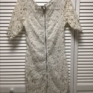 White lace dress